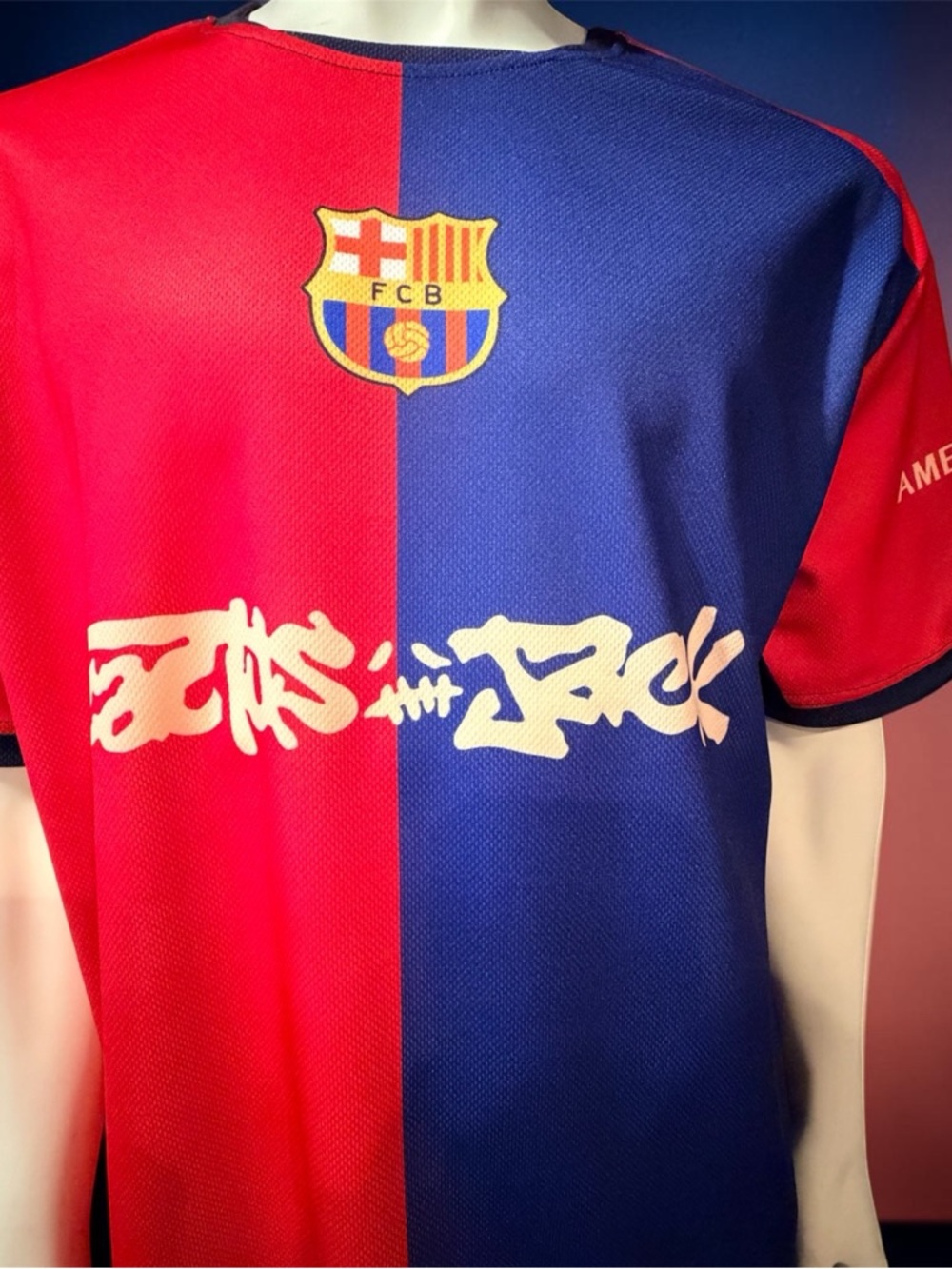Travis Scott- Cactus Jack FC Barcelona 2025- XXL Size Soccer Jersey Limited